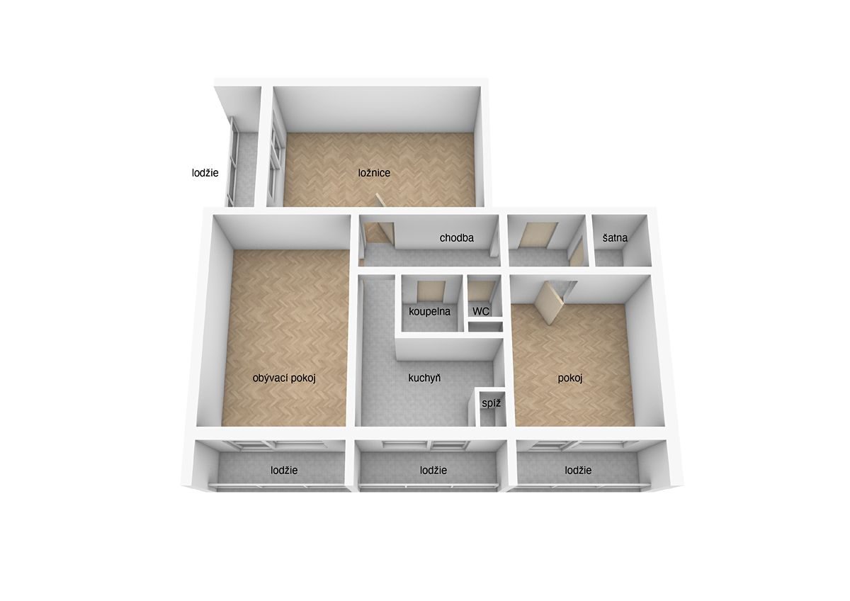 Prodej bytu 3+1 70 m² — fotografie 6